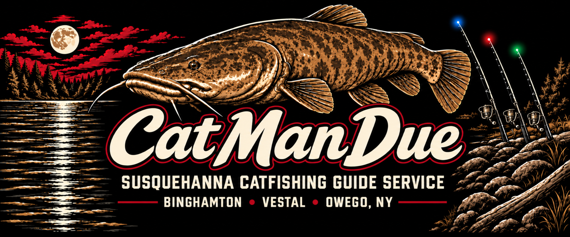 CatManDue Susquehanna Catfishing Guide Service in Binghamton, Vestal, and Owego, New York